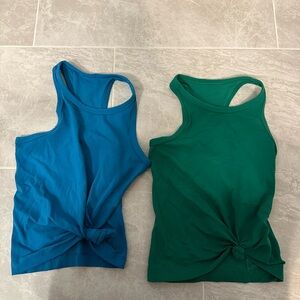Lululemon racer tanks size 4